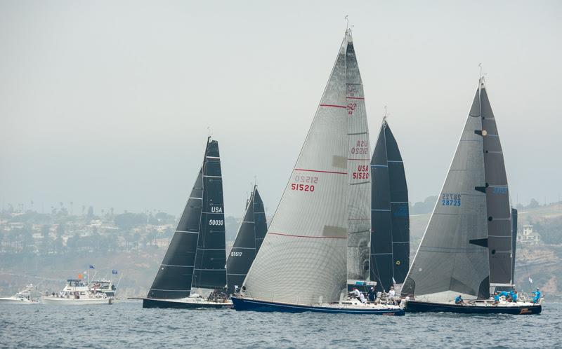 Final approach to the start - Transpac 50 photo copyright Doug Gifford / Ultimate Sailing taken at Transpacific Yacht Club and featuring the IRC class