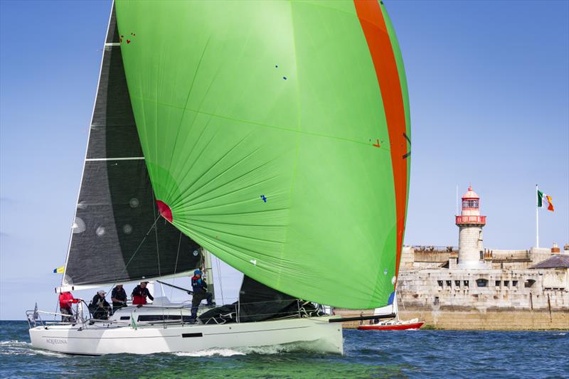 Aquelina (J112e) skippered by James & Sheila Tyrrell  on the final day of the Volvo Dun Laoghaire Regatta 2019 photo copyright David Branigan / www.oceansport.ie taken at Dun Laoghaire Motor Yacht Club and featuring the IRC class