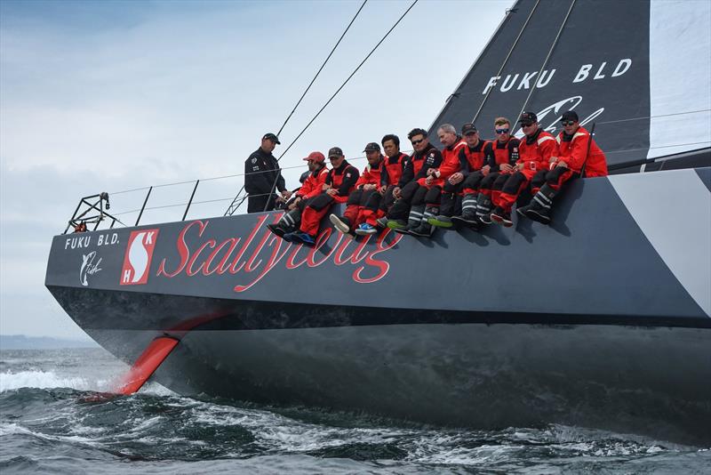 Scallywag nears the finish of the 2019 Transatlantic Race off Cowes photo copyright SHK Scallywag taken at Royal Hong Kong Yacht Club and featuring the IRC class