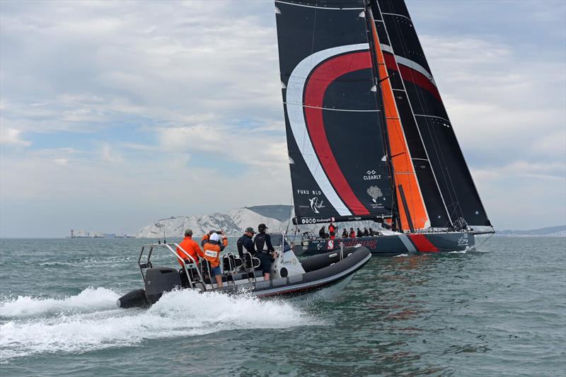 Scallywag nears the finish of the 2019 Transatlantic Race off Cowes - photo © SHK Scallywag