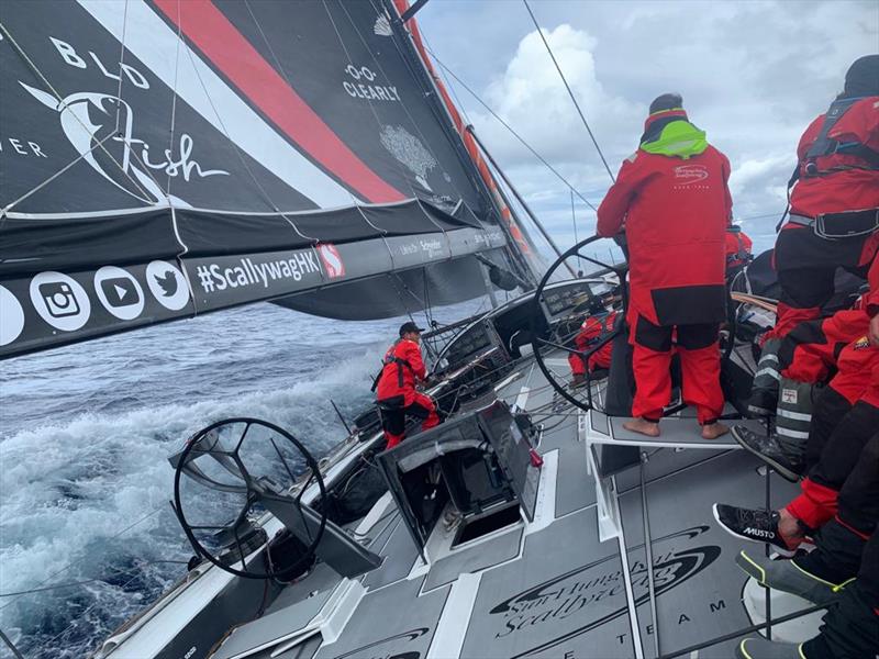 Scallywag nears the finish of the 2019 Transatlantic Race off Cowes photo copyright SHK Scallywag taken at Royal Hong Kong Yacht Club and featuring the IRC class