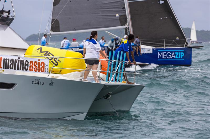 IRC 1 start. Megazip in the front row. Cape Panwa Hotel Phuket Raceweek 2019 photo copyright Guy Nowell / Cape Panwa Hotel Phuket Raceweek taken at Phuket Yacht Club and featuring the IRC class