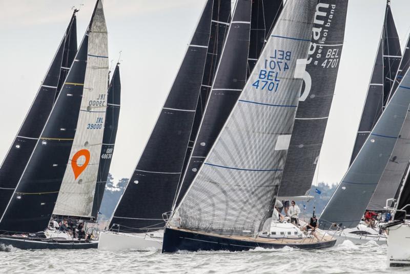 François Goubau's Belgian First 47.7 Moana - Rolex Fastnet Race photo copyright Paul Wyeth / www.pwpictures.com taken at Royal Ocean Racing Club and featuring the IRC class