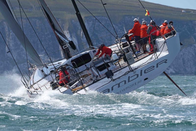 George David's American Rambler 88 - 2017 Rolex Fastnet Race photo copyright Rick Tomlinson / www.rick-tomlinson.com taken at Royal Ocean Racing Club and featuring the IRC class