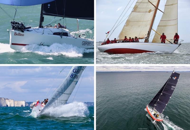 Sun Fast 3600 Bellino, 1957 Laurent Giles sloop Cetewayo, Sigma 38 Sam, Class40 Manic - RORC Channel Race - photo © Event Media