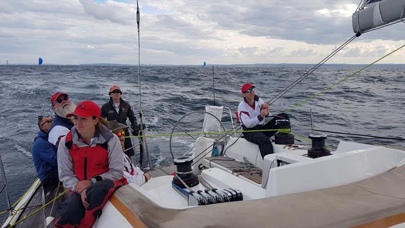 Onboard Wax Lyrical with Rolex Sydney Hobart Yacht Race veteran Dinah Eagle at the helm photo copyright Wax Lyrical taken at Cruising Yacht Club of Australia and featuring the IRC class