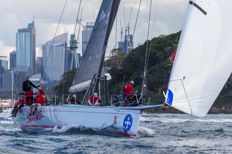 Oatley family's Wild Oats X - Gold Coast Race line honours winner and favourite for the B2HI photo copyright Andrea Francolini taken at Royal Queensland Yacht Squadron and featuring the IRC class