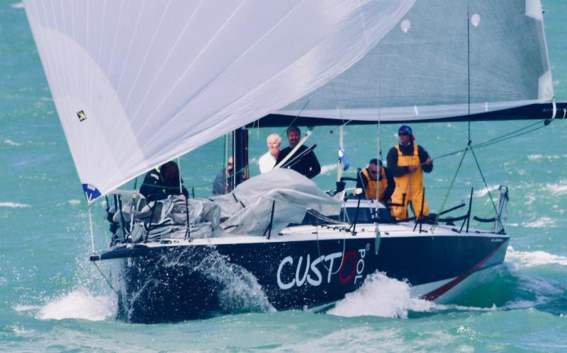2015 overall winner, Géry Trentesaux returns with Courrier Recommandé, a newer JPK 11.80 - Rolex Fastnet Race photo copyright Louay Habib taken at Royal Ocean Racing Club and featuring the IRC class