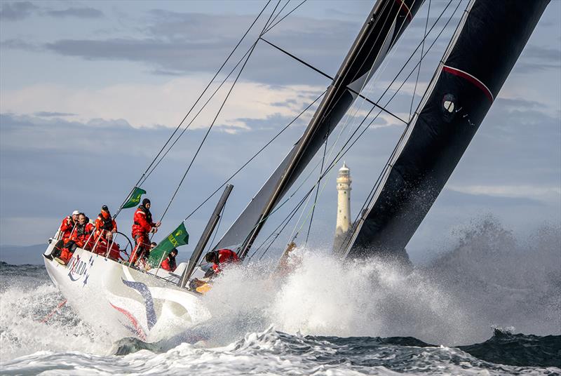 Wizard, Sail no: USA70000, Class: IRC Zero, Owner: David and Peter Askew, Sailed by: Charlie Enright - Rolex Fastnet Race 2019 - photo © Kurt Arrigo