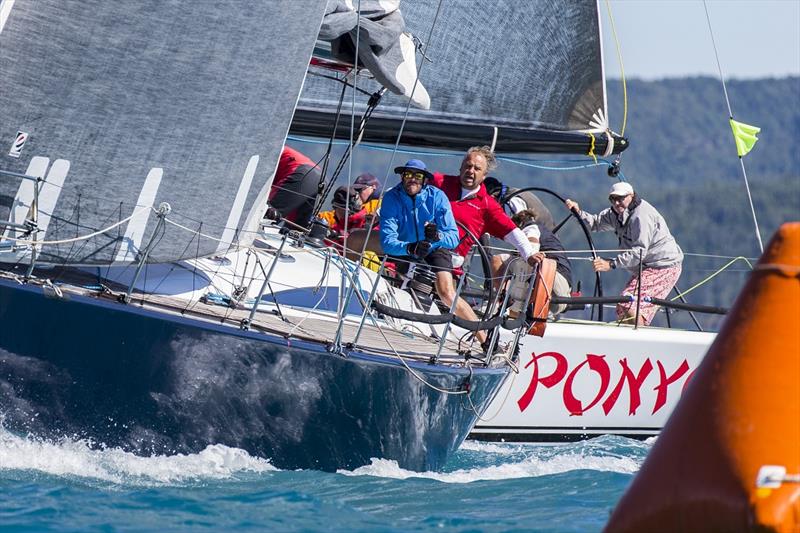 Carrera S and Ponyo - Airlie Beach Race Week 2019 photo copyright Andrea Francolini taken at Whitsunday Sailing Club and featuring the IRC class