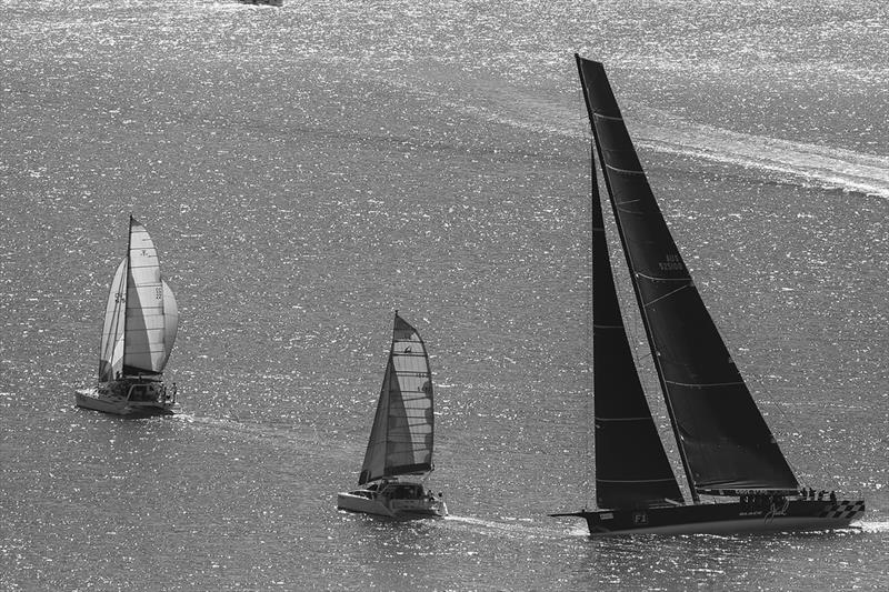 Hamilton Island Race Week 2018 - Black Jack and multihulls photo copyright Salty Dingo taken at Hamilton Island Yacht Club and featuring the IRC class