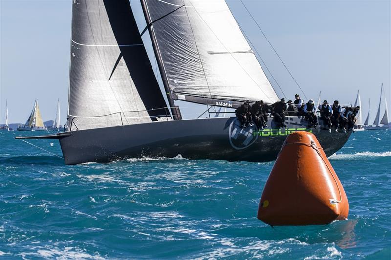 Hooligan won the final race to take IRC Passage - Airlie Beach Race Week 2019 photo copyright Andrea Francolini taken at Whitsunday Sailing Club and featuring the IRC class