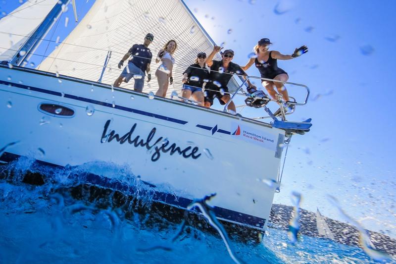 Fun on board Indulgence - 2019 Hamilton Island Race Week day 1 photo copyright Salty Dingo taken at Hamilton Island Yacht Club and featuring the IRC class