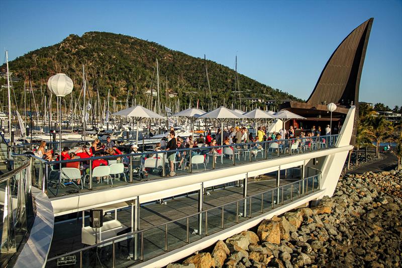 End of Day 1 - Hamilton Island Race Week- August 18, 2019 photo copyright Richard Gladwell taken at Hamilton Island Yacht Club and featuring the IRC class