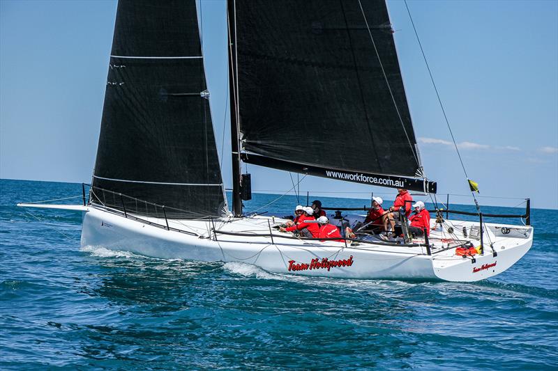 Team Hollywood (Ray Roberts) - Hamilton Island Race Week - Day 1 - August 18, photo copyright Richard Gladwell taken at Hamilton Island Yacht Club and featuring the IRC class