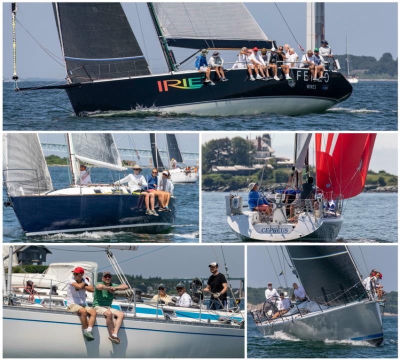 Winners at the 2019 Ida Lewis Distance Race: (Top Row) Irie 2; (Second Row) Breakaway, Cepheus; (Bottom Row) Tiger, Temptation-Oakcliff - photo © Stephen Cloutier