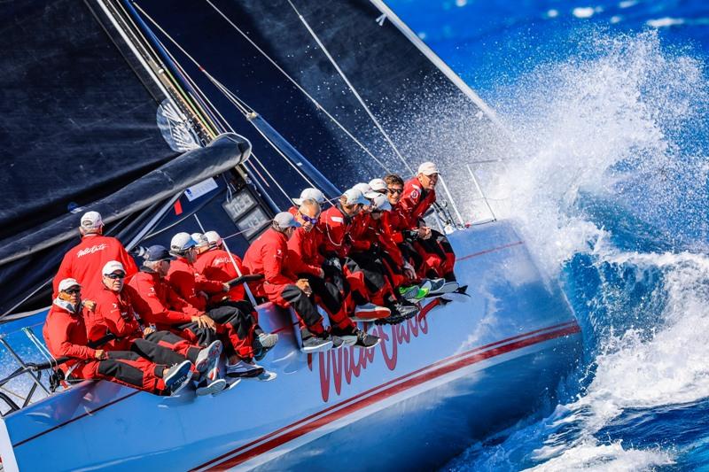 Wild Oats X crashing into waves on day 3 - Hamilton Island Race Week - photo © Salty Dingo