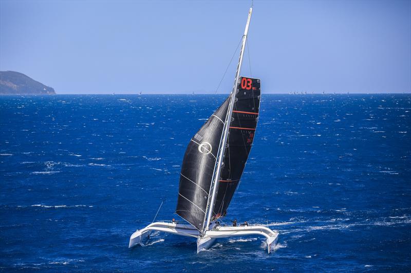 Beau Geste gybes- Day 3 - Hamilton Island Race Week, August 20, 2019 photo copyright Craig Greenhill / Saltwater Images taken at Hamilton Island Yacht Club and featuring the IRC class
