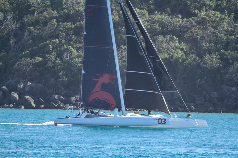 Beau Geste nears the finish line  - Day 3 - Hamilton Island Race Week, August 20, photo copyright Richard Gladwell taken at Hamilton Island Yacht Club and featuring the IRC class