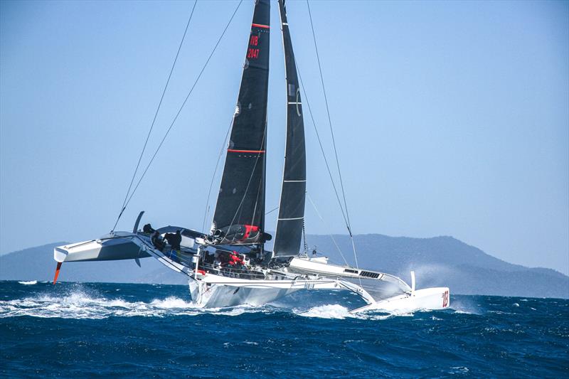 Beau Geste heads upwind - Day 3 - Hamilton Island Race Week, August 20, photo copyright Richard Gladwell taken at Hamilton Island Yacht Club and featuring the IRC class