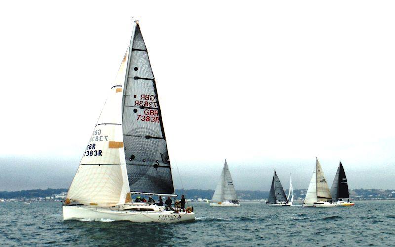 Rossborough Round the Island - Corsaire on the start line photo copyright Bill Harris taken at Royal Channel Islands Yacht Club and featuring the IRC class