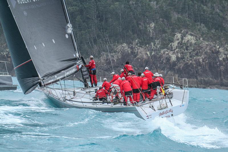 Wild Oats X - Prestart - Day 6 - Hamilton Island Race Week, August 24, 2019 photo copyright Richard Gladwell taken at Hamilton Island Yacht Club and featuring the IRC class