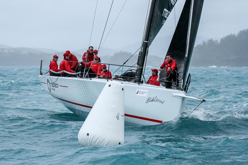 The bowman on Not a Diamond's efforts were all in vain as they missed the start - Day 6 - Hamilton Island Race Week, August 24, 2019 photo copyright Richard Gladwell taken at Hamilton Island Yacht Club and featuring the IRC class