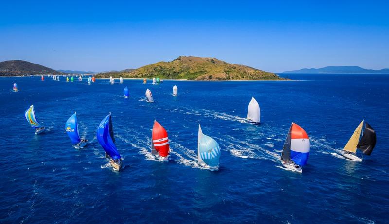 Hamilton Island divisions stretch out in the Whitsundays - Hamilton Island Race Week photo copyright Salty Dingo taken at Hamilton Island Yacht Club and featuring the IRC class