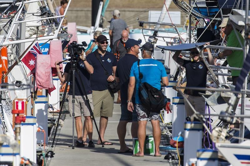 Yachties readying for the day ahead - 2019 SeaLink Magnetic Island Race Week photo copyright Andrea Francolini taken at Townsville Yacht Club and featuring the IRC class