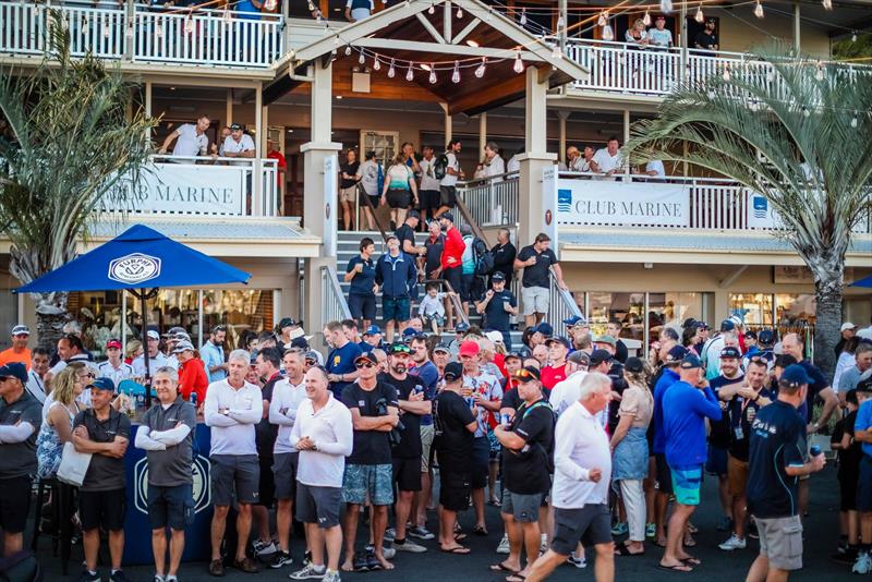 The post race debrief /party gets underway on Front Street  - Hamilton Island Race Week 2019 - photo © Craig Greenhill / www.saltydingo.com.au