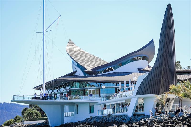  Like a sculpture - the Hamilton Island Yacht Club looks different from every angle - Hamilton Island Race Week 2019 - photo © Craig Greenhill / www.saltydingo.com.au