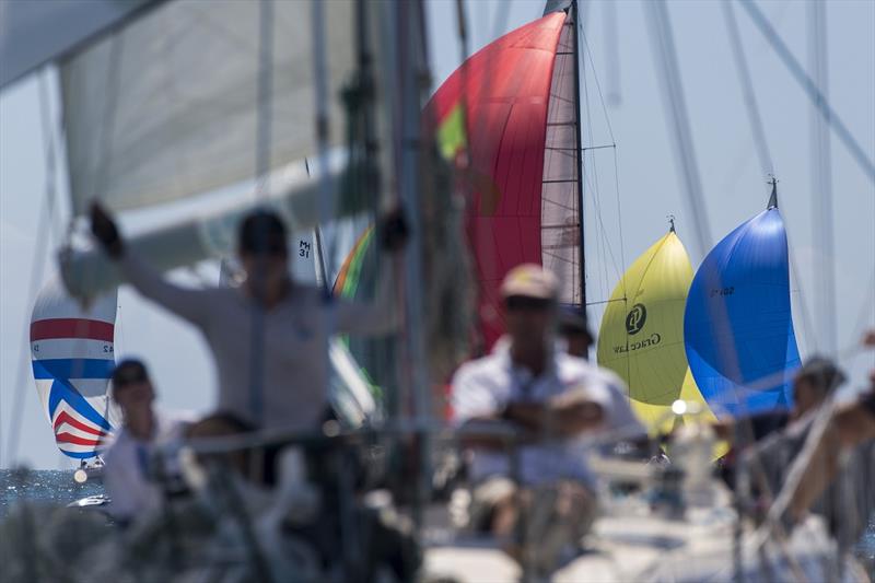 Infarrction and her followers - SeaLink Magnetic Island Race Week 2019 photo copyright Andrea Francolini taken at Townsville Yacht Club and featuring the IRC class