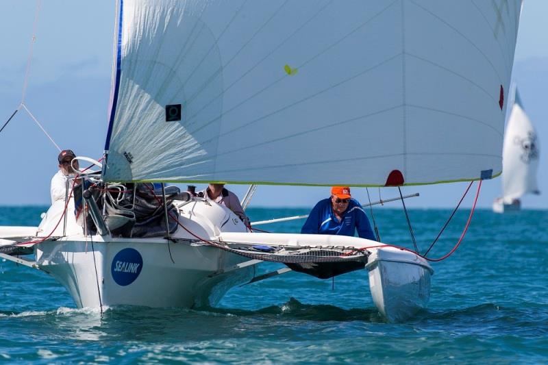 Mistress crew enjoy the regatta - SeaLink Magnetic Island Race Week day 3 photo copyright Andrea Francolini / SMIRW taken at Townsville Yacht Club and featuring the IRC class