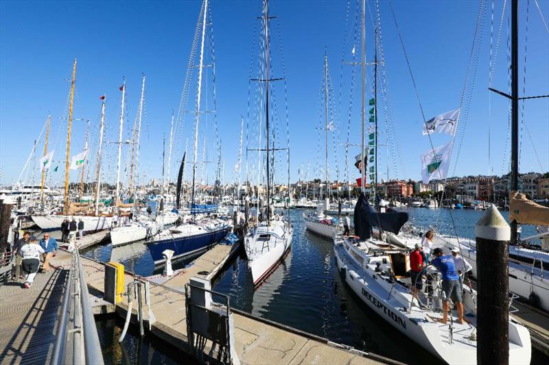 Battle flags hoisted at the 2019 Rolex Big Boat Series hosted by St