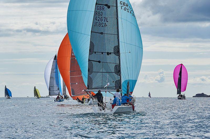 Why Boats Weymouth Regatta 2019 photo copyright Louis Goldman / www.louisgoldmanphotography.com taken at Weymouth Sailing Club and featuring the IRC class