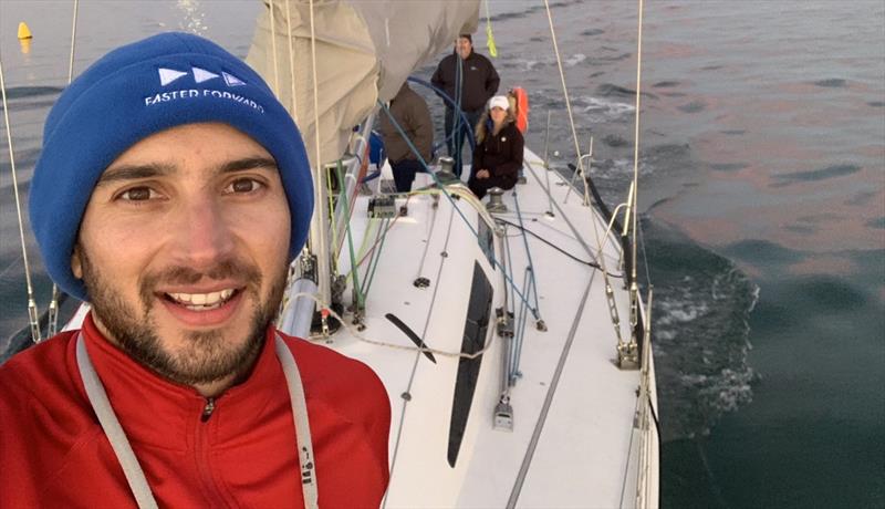 Alvaro Maz - championed 'Plastics out of the Ocean' in the Apollo Bay race photo copyright Ocean Racing Club of Victoria taken at Ocean Racing Club of Victoria and featuring the IRC class