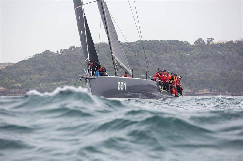 Ichi Ban shortly after the start working to keep clear air with the many other yachts to negotiate - 2019 Flinders Islet Race photo copyright Hamish Hardy, CYCA taken at Cruising Yacht Club of Australia and featuring the IRC class