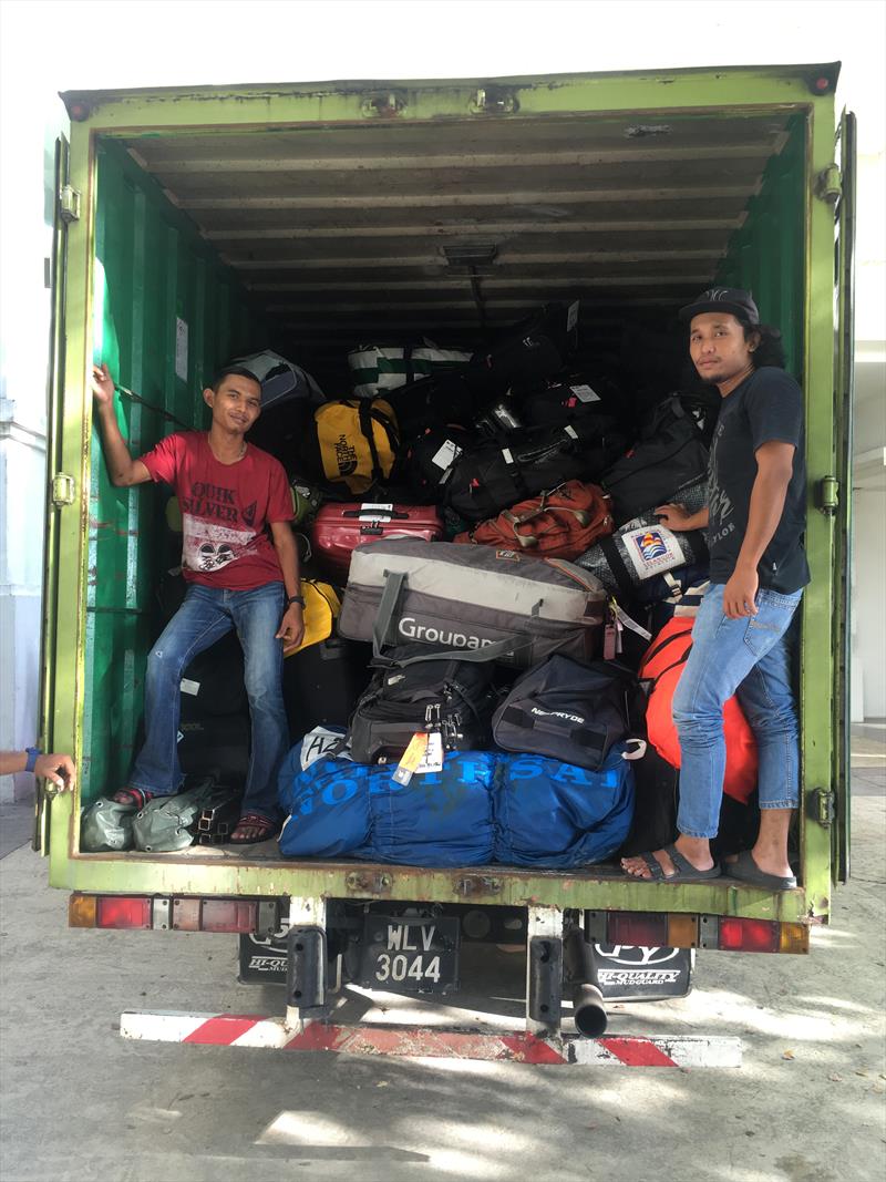 All that luggage - ready to hit the road. RMSIR 2018 photo copyright Guy Nowell / RMSIR taken at Royal Selangor Yacht Club and featuring the IRC class