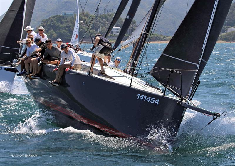 Mandrake III nails the start - 2019 Port Shelter , Race 2 photo copyright Fragrant Harbour taken at Hebe Haven Yacht Club and featuring the IRC class