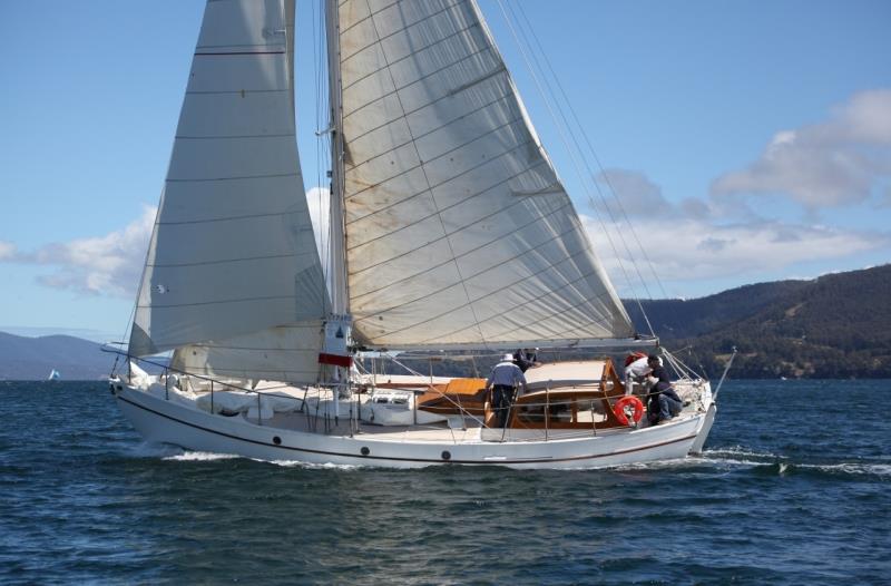 Westward,  the only Tasmanian yacht to win the Sydney Hobart twice photo copyright Peter Campbell taken at Derwent Sailing Squadron and featuring the IRC class
