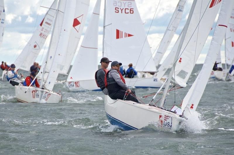 2019 Jack Brown Trophy Winners, Dalton Bergen (Seattle, Wash.) and Ben Glass (Seattle, Wash.) Championship of Champions 2019 photo copyright Rick Bannerot, ontheflyphoto.net taken at Stamford Yacht Club and featuring the IRC class