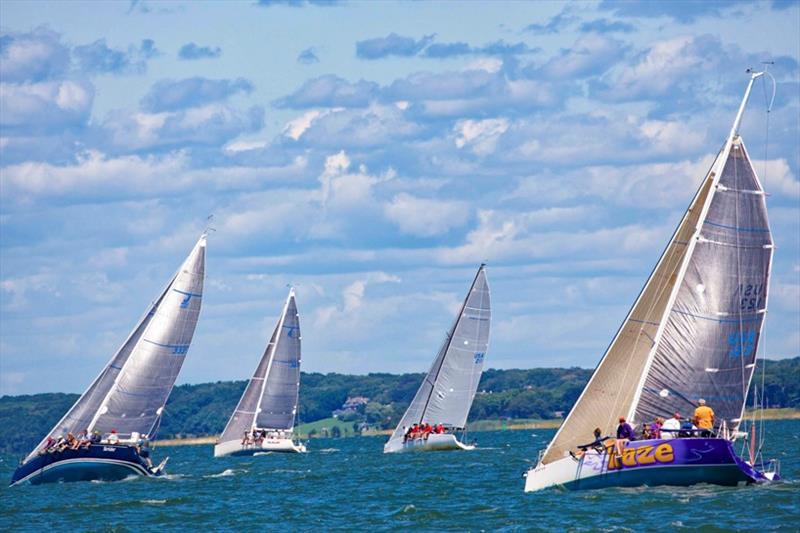 Antigua Barbuda Hamptons Challenge Racing underway on the Long Island Sound photo copyright ABTA taken at  and featuring the IRC class