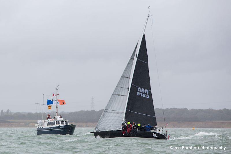 Week 2 of the HYS Hamble Winter Series photo copyright Karen Bornhoft / www.karenbornhoft.com taken at Hamble River Sailing Club and featuring the IRC class