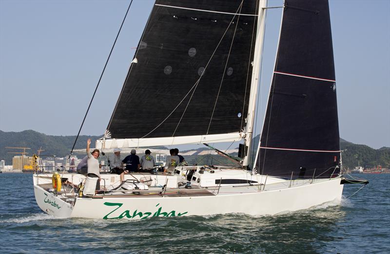 Zanzibar, retired with rig damage. RHKYC Nha Trang Rally 2019 photo copyright Guy Nowell / RHKYC taken at Royal Hong Kong Yacht Club and featuring the IRC class