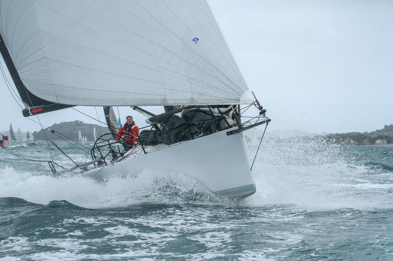 Icebreaker - PIC Coastal Classic - Start - Waitemata Harbour - October 25, 2019 photo copyright Richard Gladwell / Sail-World.com taken at New Zealand Multihull Yacht Club and featuring the IRC class