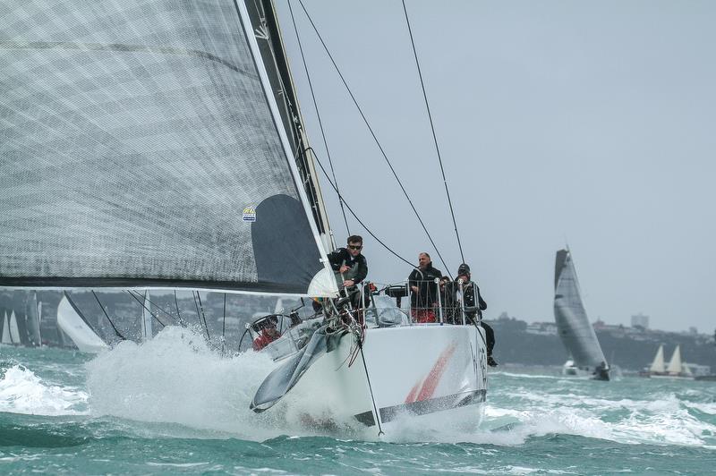Wired - Start - PIC Coastal Classic - Start - Waitemata Harbour - October 25, 2019 photo copyright Richard Gladwell / Sail-World.com taken at New Zealand Multihull Yacht Club and featuring the IRC class