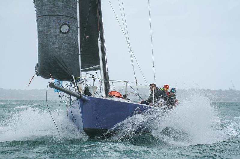 Deep Throttle - PIC Coastal Classic - Start - Waitemata Harbour - October 25, 2019 photo copyright Richard Gladwell / Sail-World.com taken at New Zealand Multihull Yacht Club and featuring the IRC class