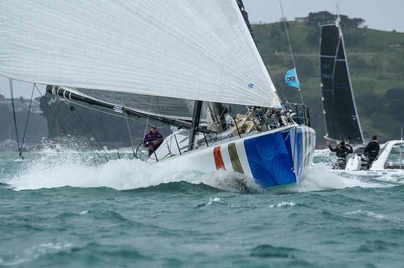 Arwen - PIC Coastal Classic - Start - Waitemata Harbour - October 25, 2019 photo copyright Richard Gladwell / Sail-World.com taken at New Zealand Multihull Yacht Club and featuring the IRC class