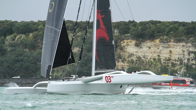 Beau Geste (Pat Kong) (Hong Kong) - PIC Coastal Classic - Start - Waitemata Harbour - October 25, 2019. She took almost 13 minutes off the race record photo copyright Richard Gladwell / Sail-World.com taken at  and featuring the IRC class
