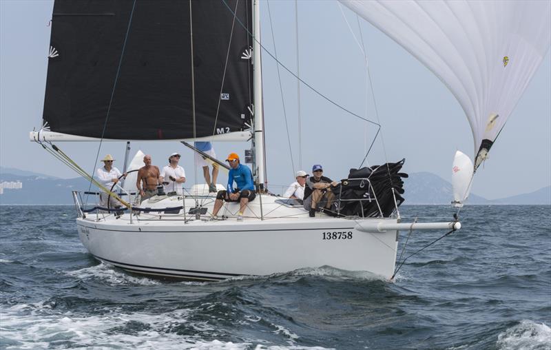 Whiskey Jack cruising to a win in this year's China Coast Regatta 2019 photo copyright Guy Nowell / RHKYC taken at  and featuring the IRC class